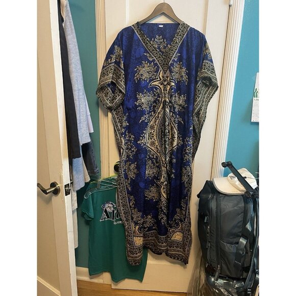 Beautiful multicolor caftan SZ‎ OS - Picture 1 of 10